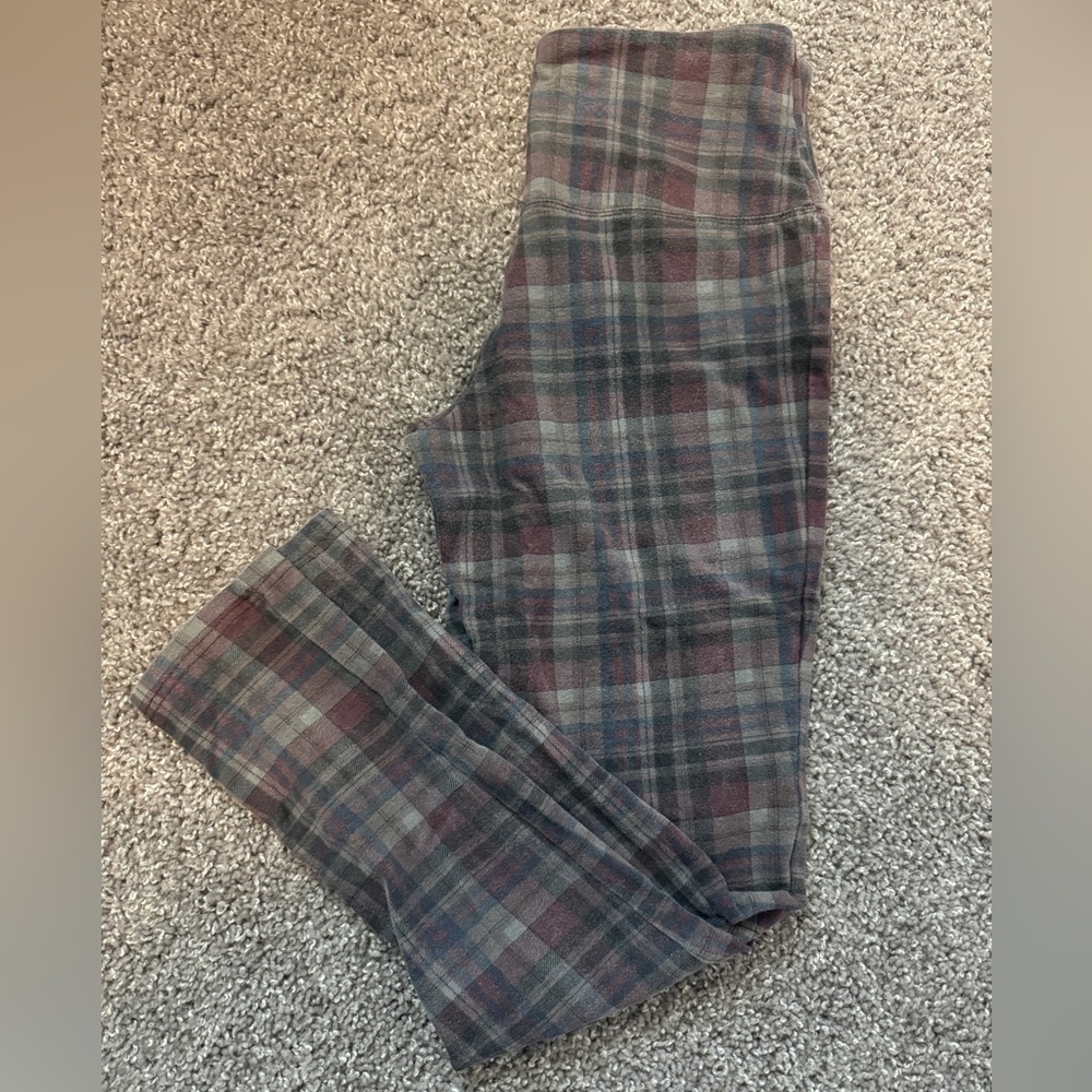 Plaid legging work pant size small Natural Reflections
